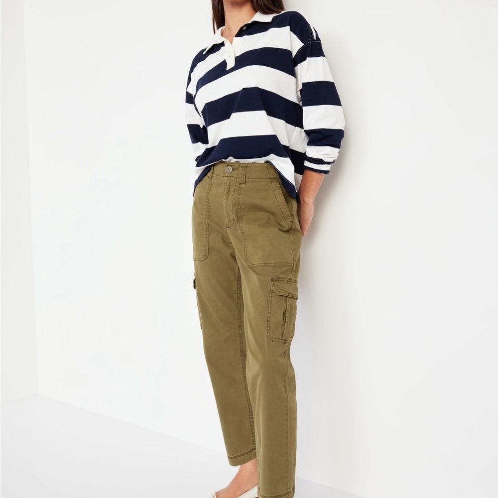 High Waisted OGC Chino Cargo Pants. Worn once. - Picture 3 of 4